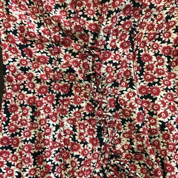 🎉Host pick!🎉{Free People} lace up mini dress - Picture 10 of 11